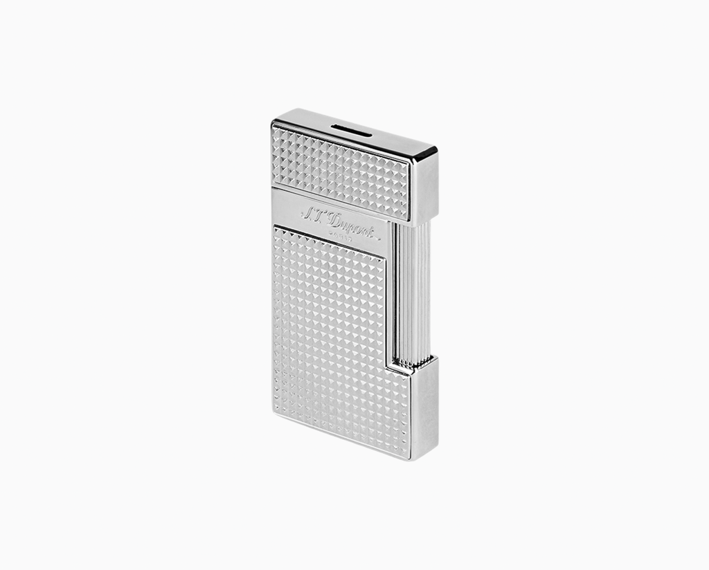 S. T. Dupont SLIMMY DIAMOND-POINT SILVER LIGHTER 028010