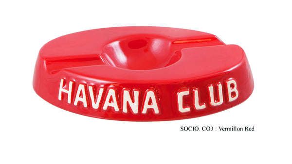 Club Havana Socio Ashtray - Ferrari Red/Rouge Ferrari