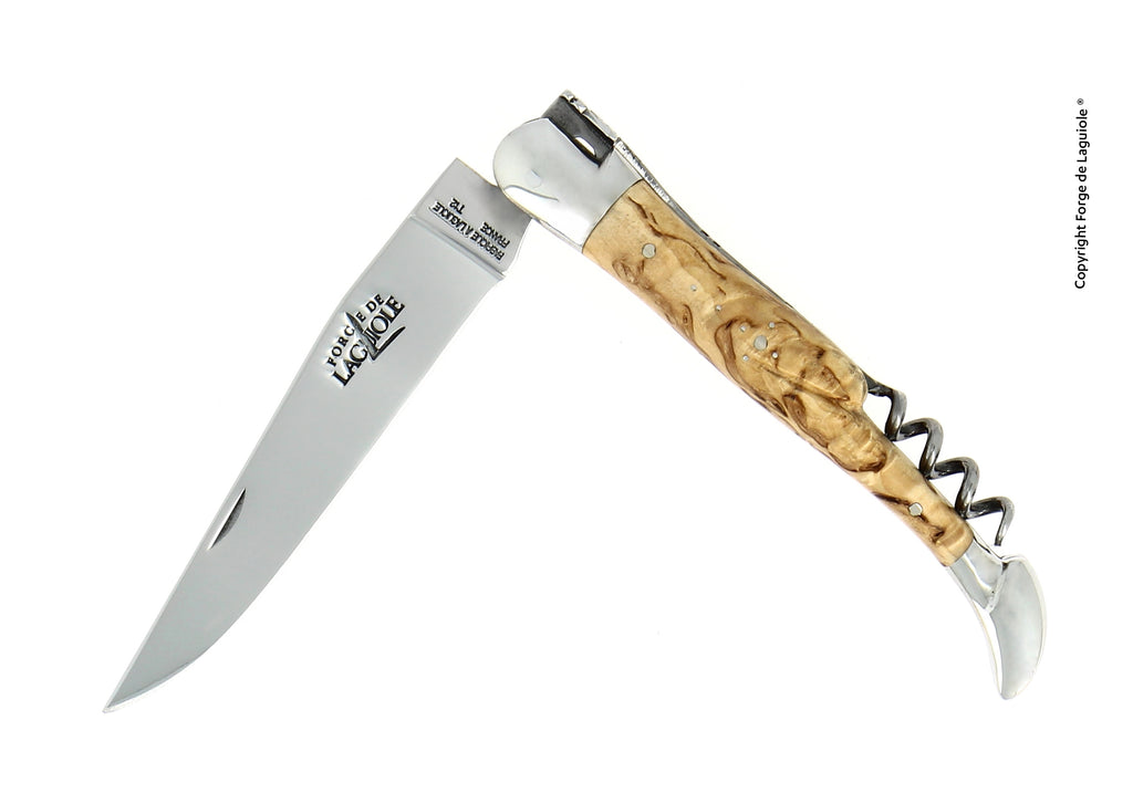 FORGE DE LAGUOILE 12 cm Picnic Knife Birchwood Corkscrew