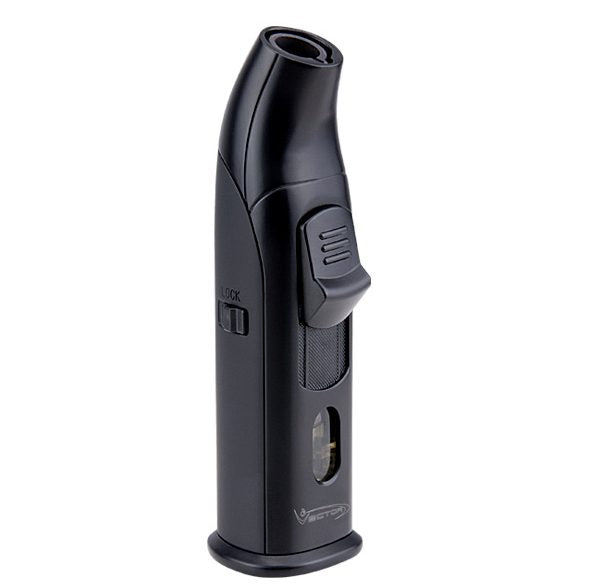 VECTOR Aztech Single Torch Lighter Black Matte