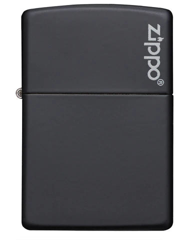 Zippo Black Matte with Zippo Logo 218ZL