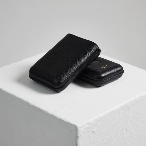 BOSQUET Grained Calf Leather Case For 3 - Black TL3BLK