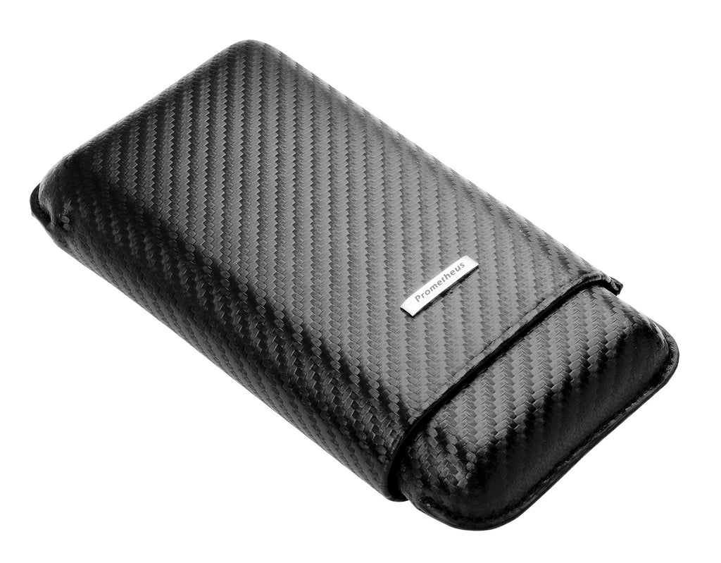 PROMETHEUS Cigar Case CARBON FIBER - 3 Cigars (C600CF)