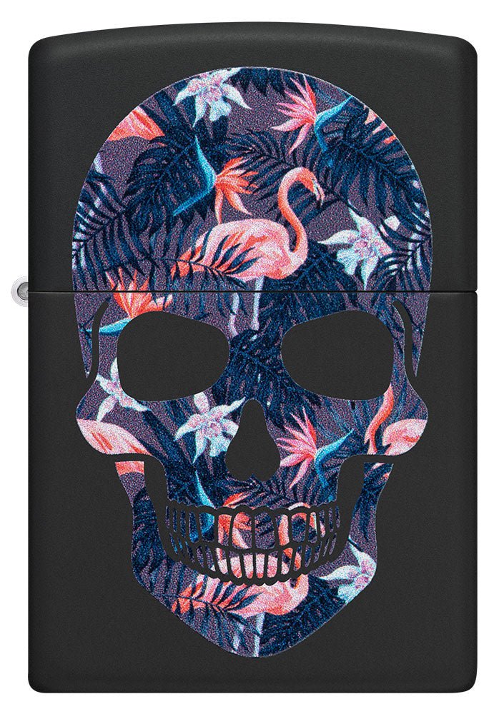 Zippo Flamingo Skull 49771