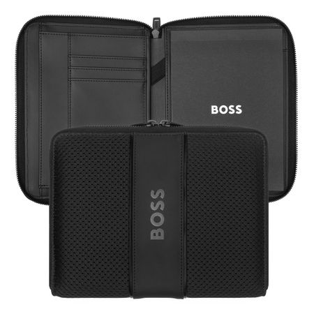 Hugo Boss Conference folder A4 Arche Black HTF413A