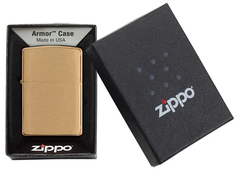 Zippo Heavy Wall Armor Brass 168
