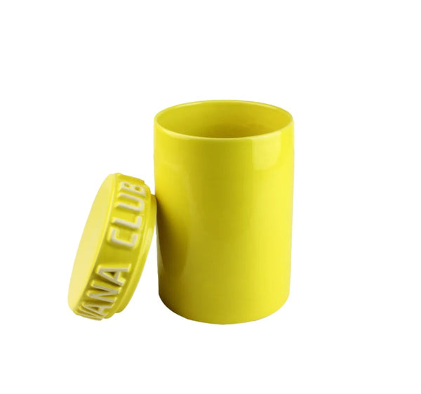 Club Havana Humidor Jar - Corn Yellow/Jaune Mais