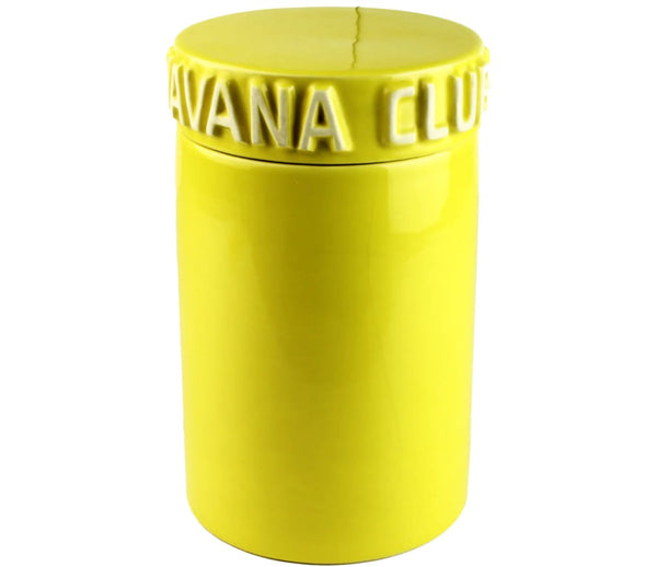 Club Havana Humidor Jar - Corn Yellow/Jaune Mais