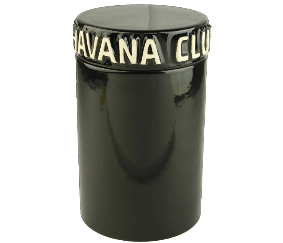 Club Havana Humidor Jar - Black/Noir