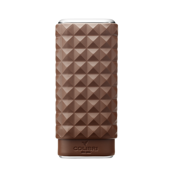 Colibri Quasar Triple Cigar Case Brown LC250T4