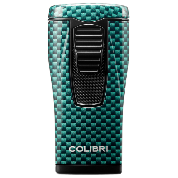 Colibri Monaco Carbon Fiber Lighter Green LI880T14