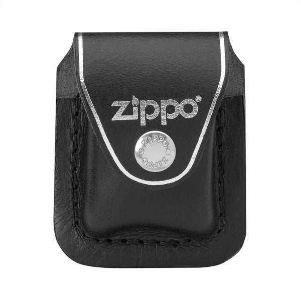 Zippo Leather Pouch With Clip - Black LPCBK