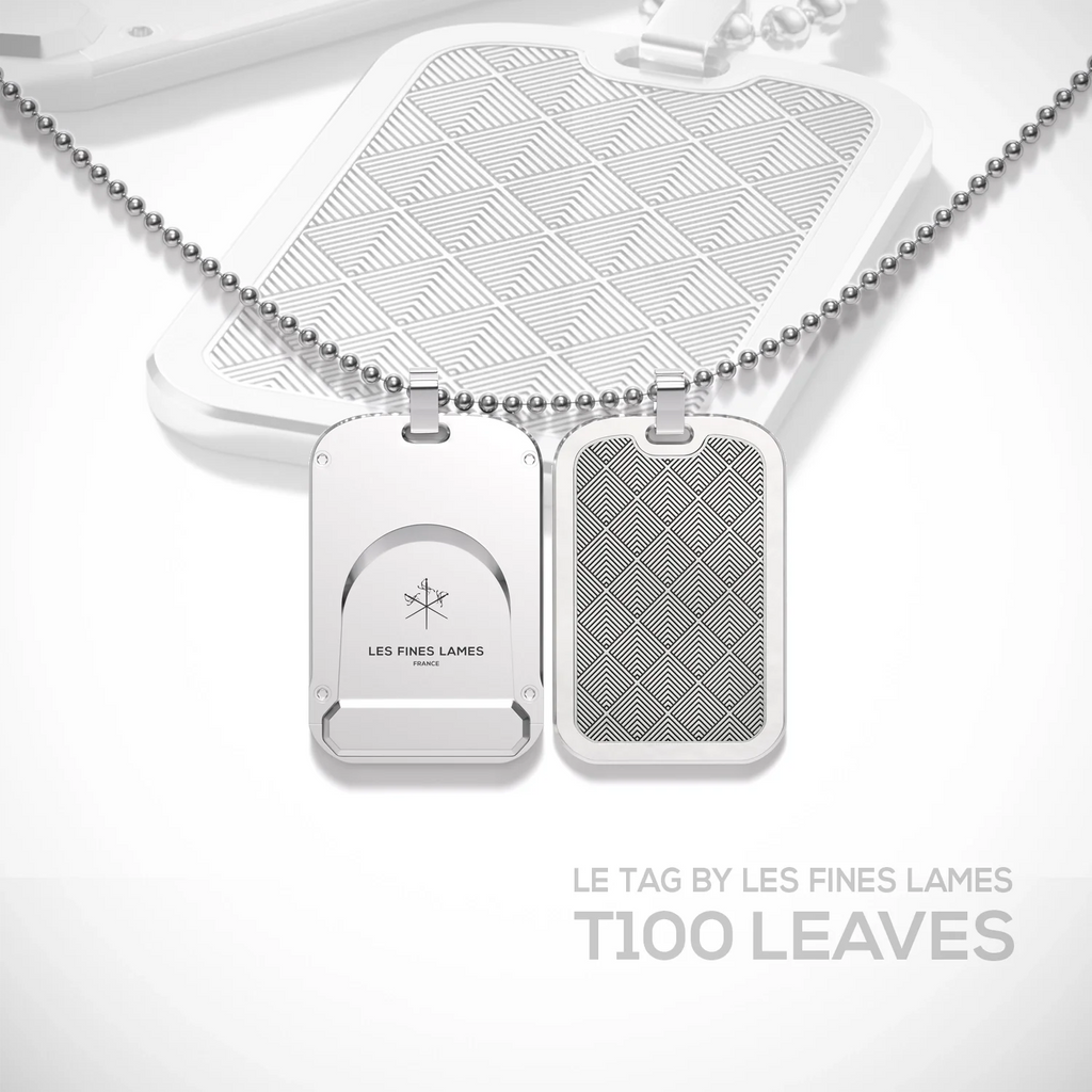 LES FINES LAMES - LE TAG CUTTER T100 Leaves Silver