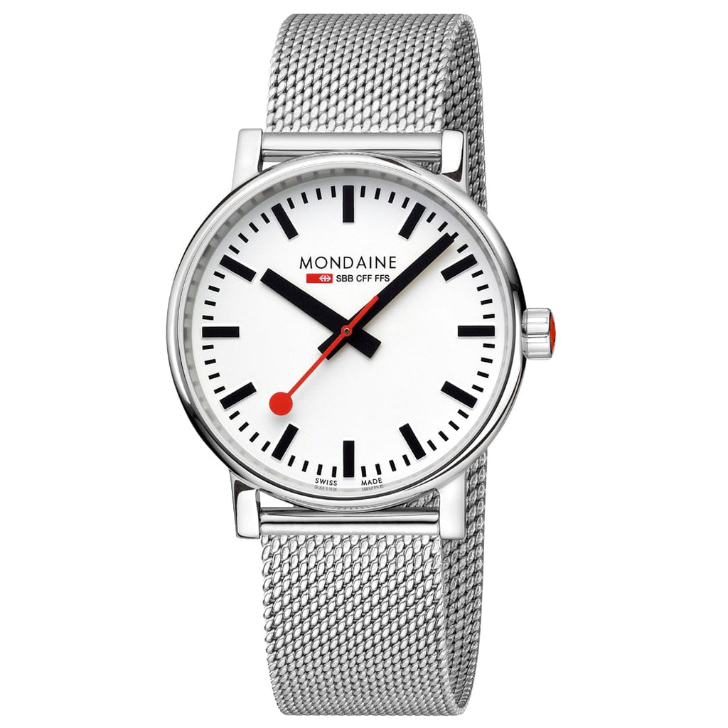 Mondaine STAINLESS STEEL, 40 MM Watch MSE.40110.SM EVO2 GENTS