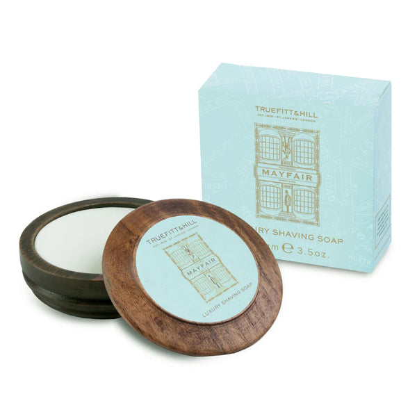 Truefitt & Hill Mayfair Luxury Shaving Soap in Wooden Bowl 01152