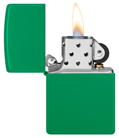 Zippo Reg Grass Green Matte 48629