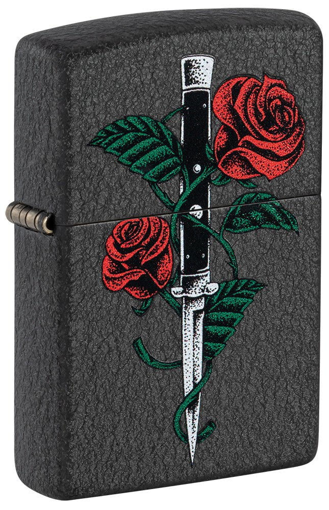 Zippo Rose Dagger Tattoo 49778