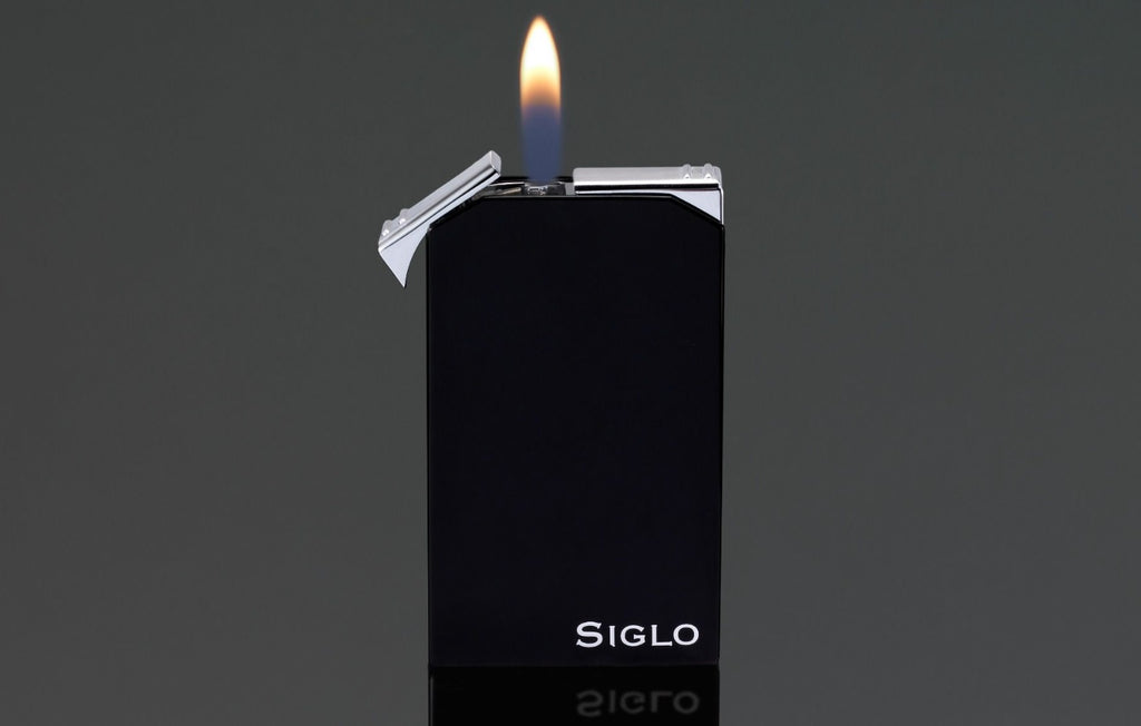 SIGLO Set TWIN Lighter and Cutter - BLACK