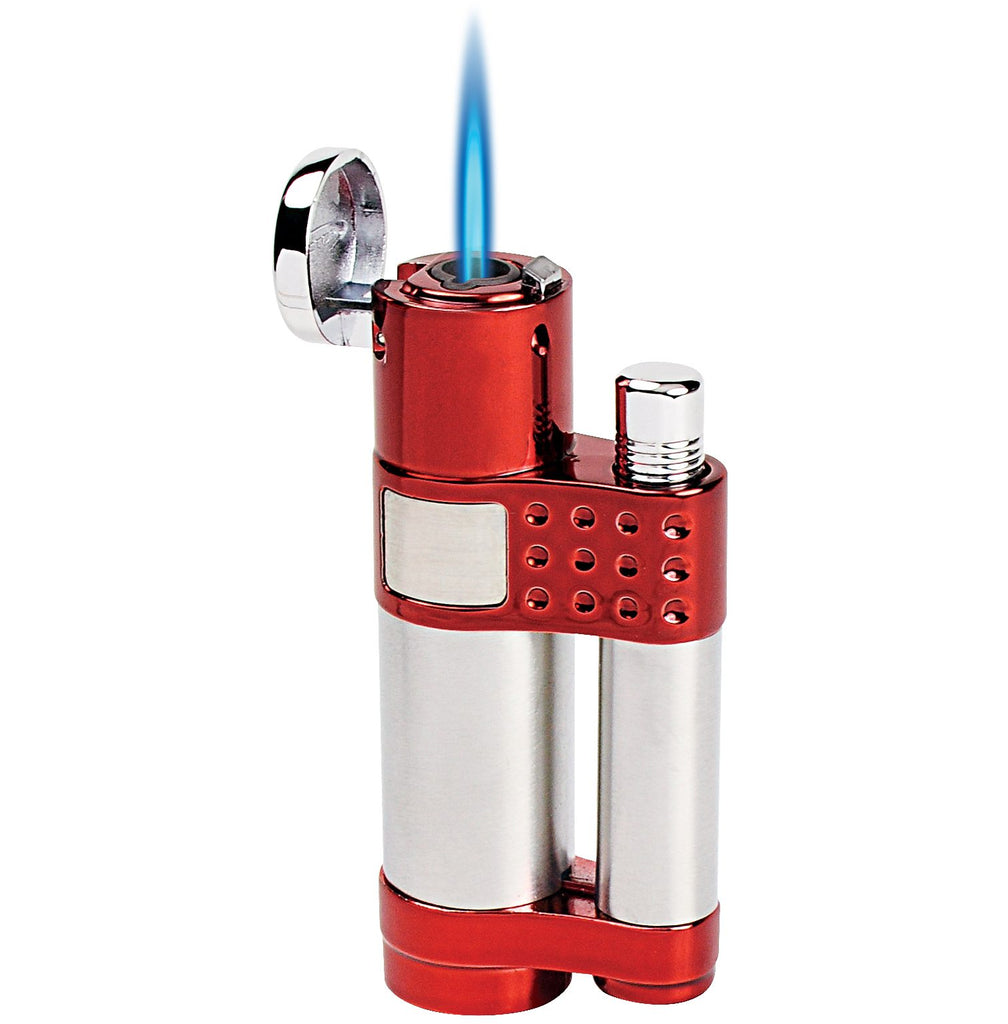 VECTOR Stratos Single Torch Lighter Red