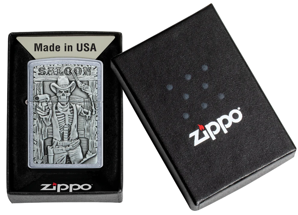 Zippo Saloon Skull 49298