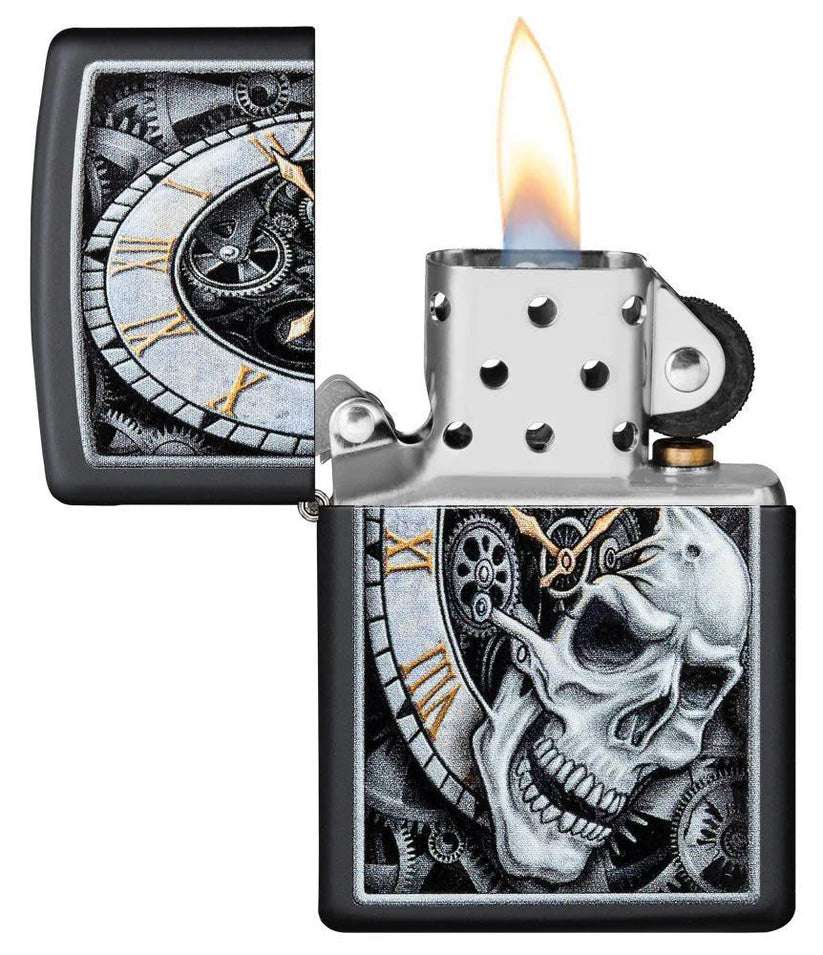 Zippo Skull Clock Design 29854