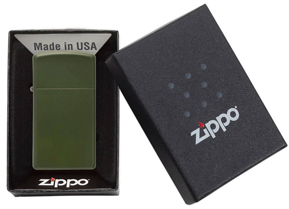 Zippo Slim Green Matte 1627