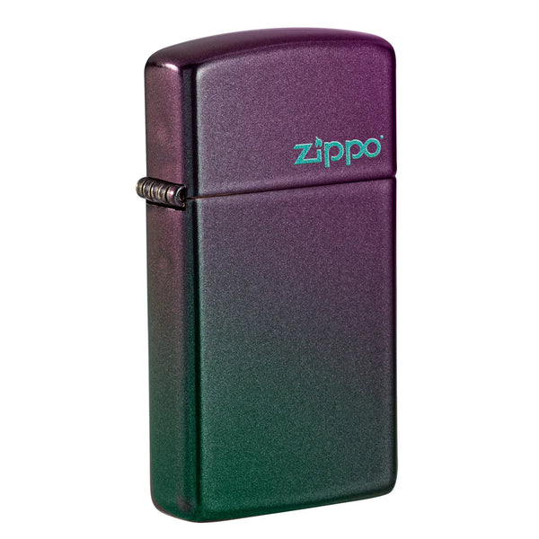 Zippo Slim Iridescent with Zippo Logo 49267ZL