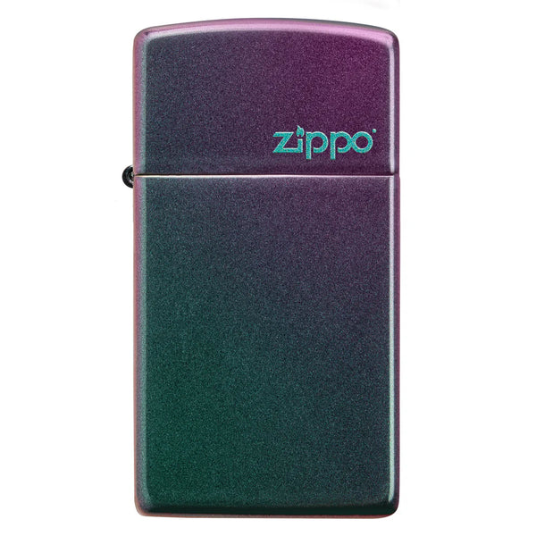 Zippo Slim Iridescent with Zippo Logo 49267ZL