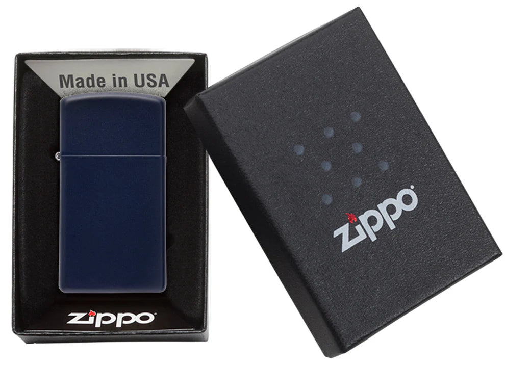 Zippo Slim Blue Matte 1639