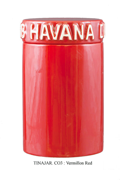 Club Havana Humidor Jar - Ferrari Red/Rouge Ferrari