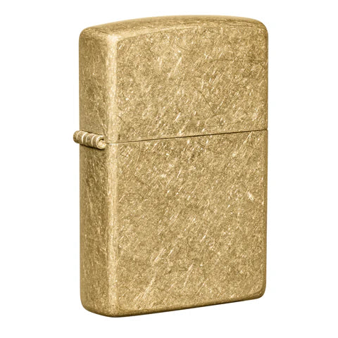 Zippo Tumbled Brass 49477