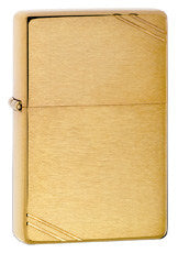 Zippo Vintage Brushed Brass