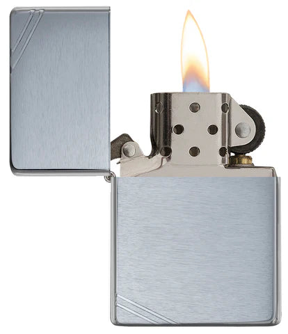 Zippo Vintage Brushed Chrome 230