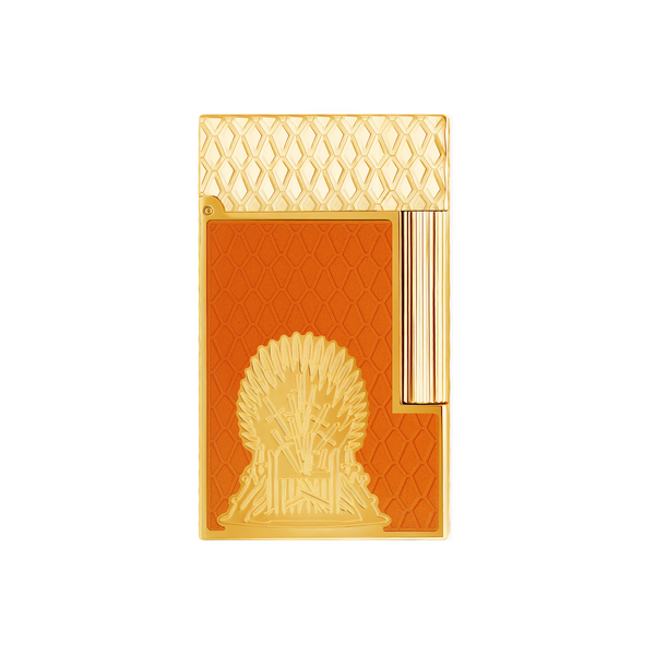 S.T. Dupont LINE 2 Lacquered Game of Thrones  Fire Orange Lighter C16413