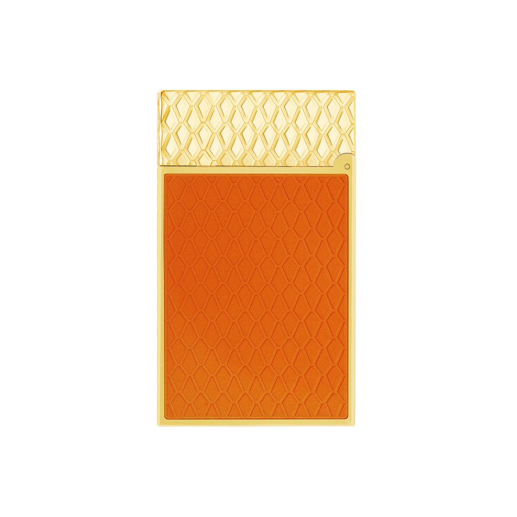 S.T. Dupont LINE 2 Lacquered Game of Thrones  Fire Orange Lighter C16413