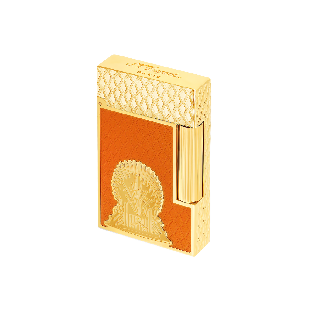 S.T. Dupont LINE 2 Lacquered Game of Thrones  Fire Orange Lighter C16413