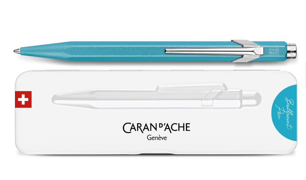 Caran D'Ache Ballpoint Pen 849™ COLORMAT-X Turquoise