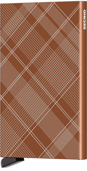 SECRID Cardprotector Laser Tartan Rust