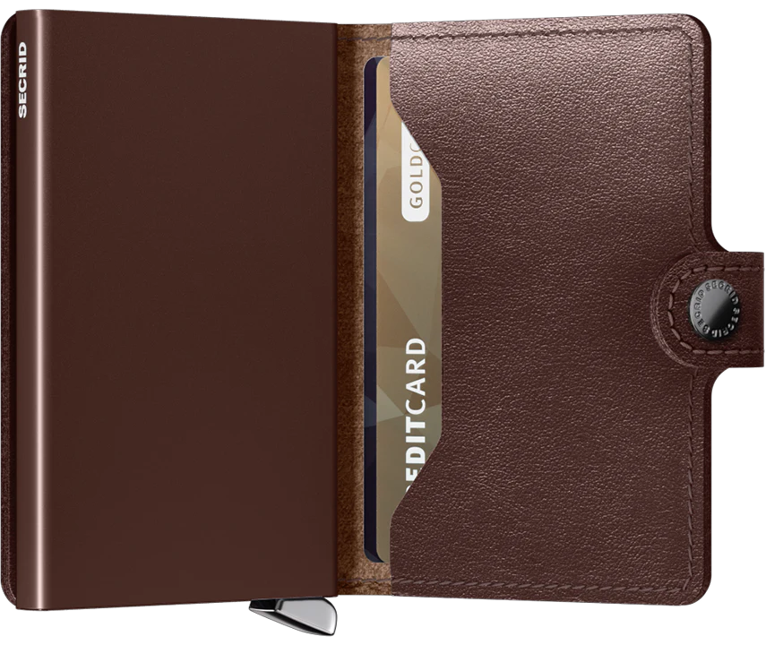 SECRID Miniwallet Premium Dusk Dark Brown