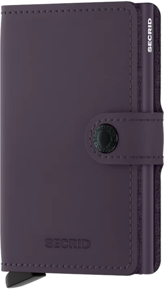 SECRID Miniwallet Matte Dark Purple