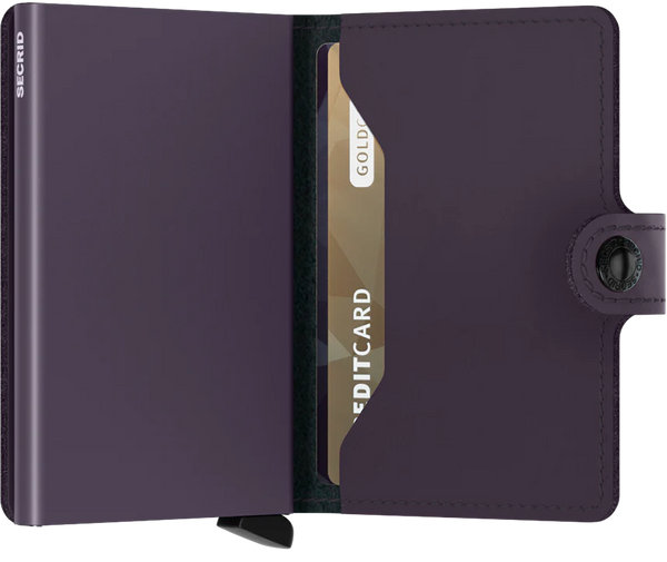 SECRID Miniwallet Matte Dark Purple