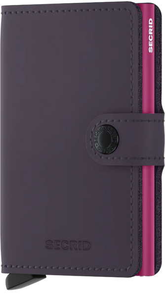 SECRID Miniwallet Matte Dark Purple Fuchsia