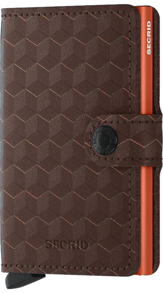 SECRID Miniwallet Optical Brown-Orange