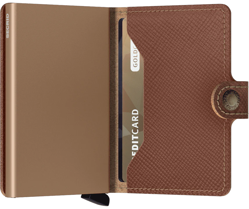 SECRID Miniwallet Saffiano Caramel