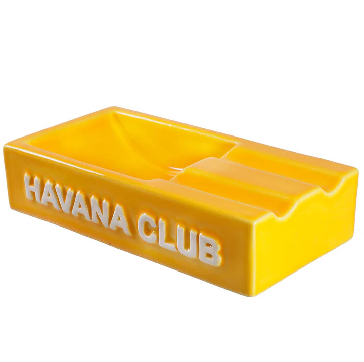 Club Havana Secundo Ashtray - Yellow Sun/Jaune Soleil