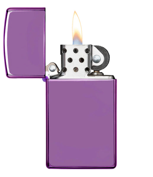 Zippo Slim High Polish Purple 28124