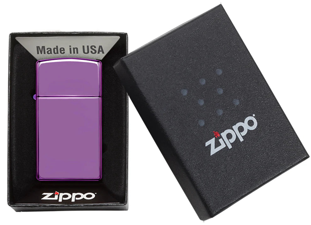 Zippo Slim High Polish Purple 28124