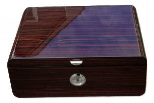 Galiner Luxury Cigar Humidor Leather Wood Case Box Travel Briefcase For  Cigars