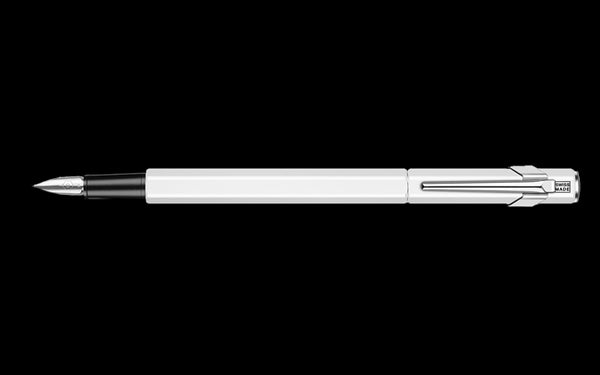 Caran D'Ache Fountain Pen 849 Metal White