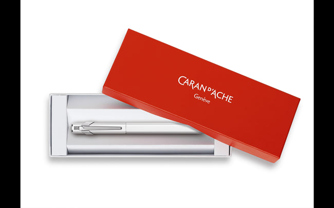 Caran D'Ache Fountain Pen 849 Metal White